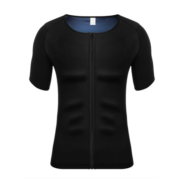 Ursexyly Men Exercise Sweat Hot Dress Shirt Sauna Suit Neoprene Slimming Fitness Jacket Gym Wear for Core Muscle Training Sauna Suits Ursexyly Men Exercise Sweat Hot Dress Shirt Sauna Suit Neoprene Slimming Fitness Jacket Gym Wear for Core Muscle Training Sauna Suits